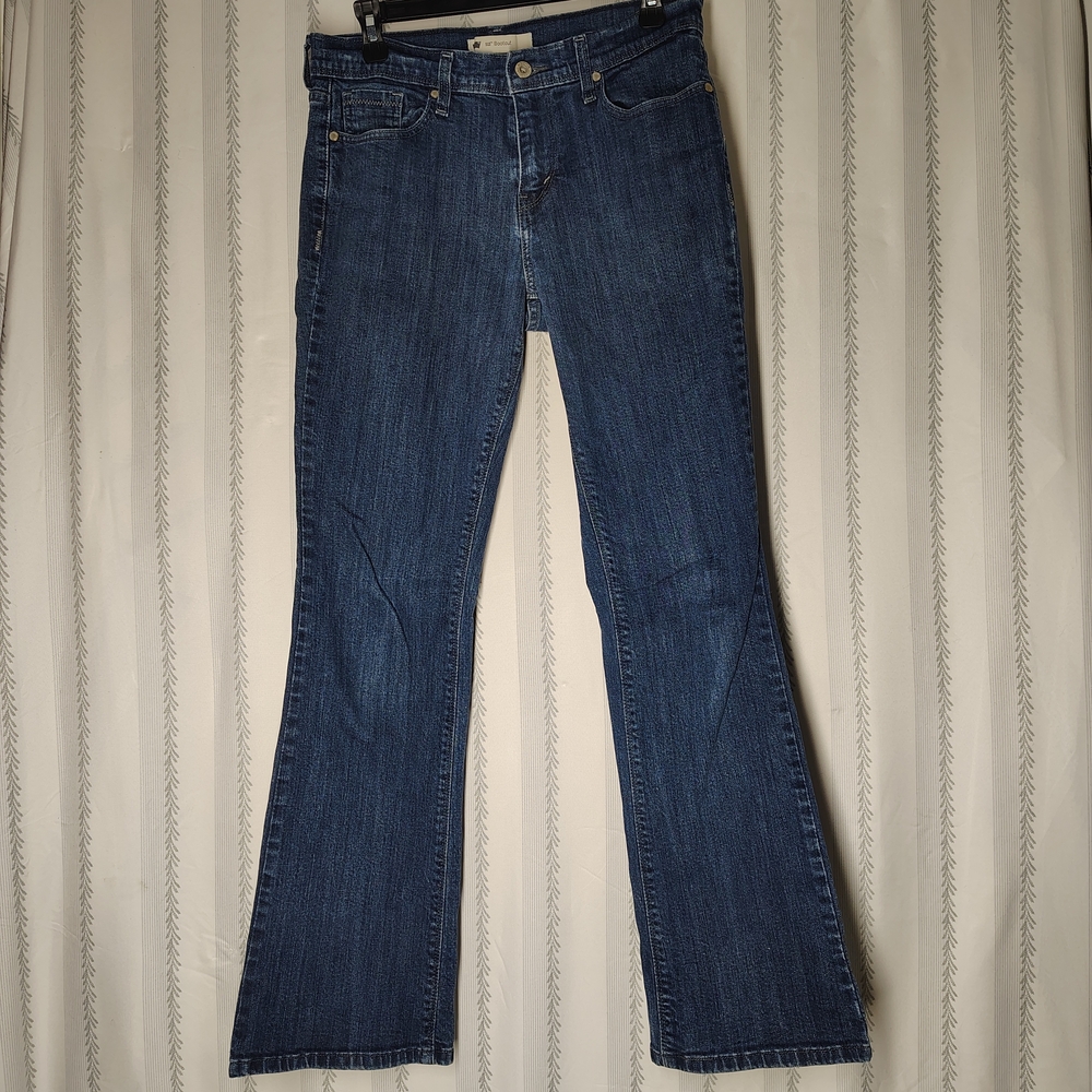 Levi's 515 Bootcut Dark Wash Women's Jeans Sz 8 29×32 - Picture 1 of 5